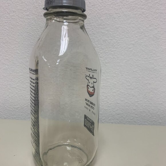 BOTTLE -32oz VOLLMANS FARMS TX-PROUD glass milk bottle LIMITED ED A2A2 Root Beer - Picture 12 of 15